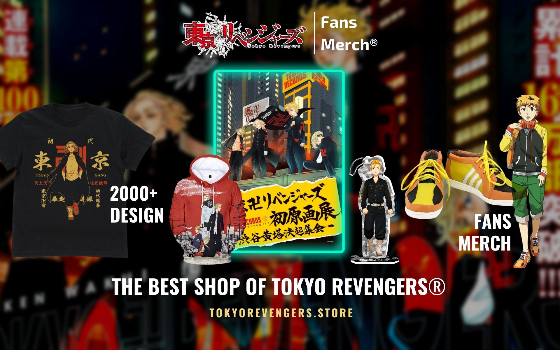 Tokyo Revengers Merch Web Banner - Tokyo Revengers Merch