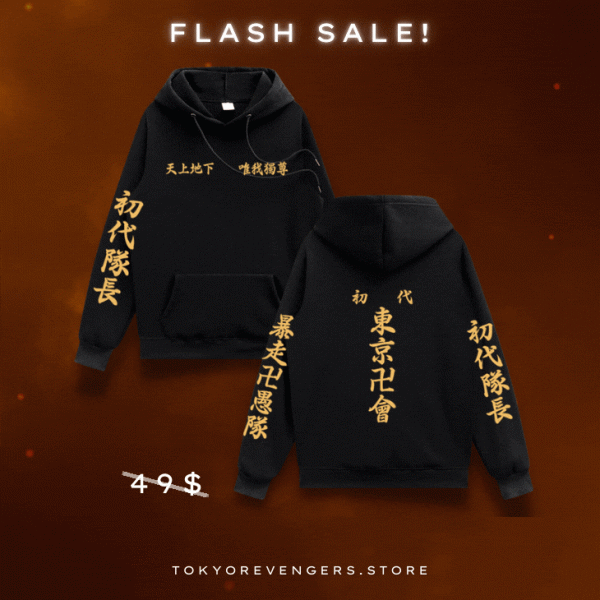 tokyo revengers hoodie flash sale - Tokyo Revengers Merch