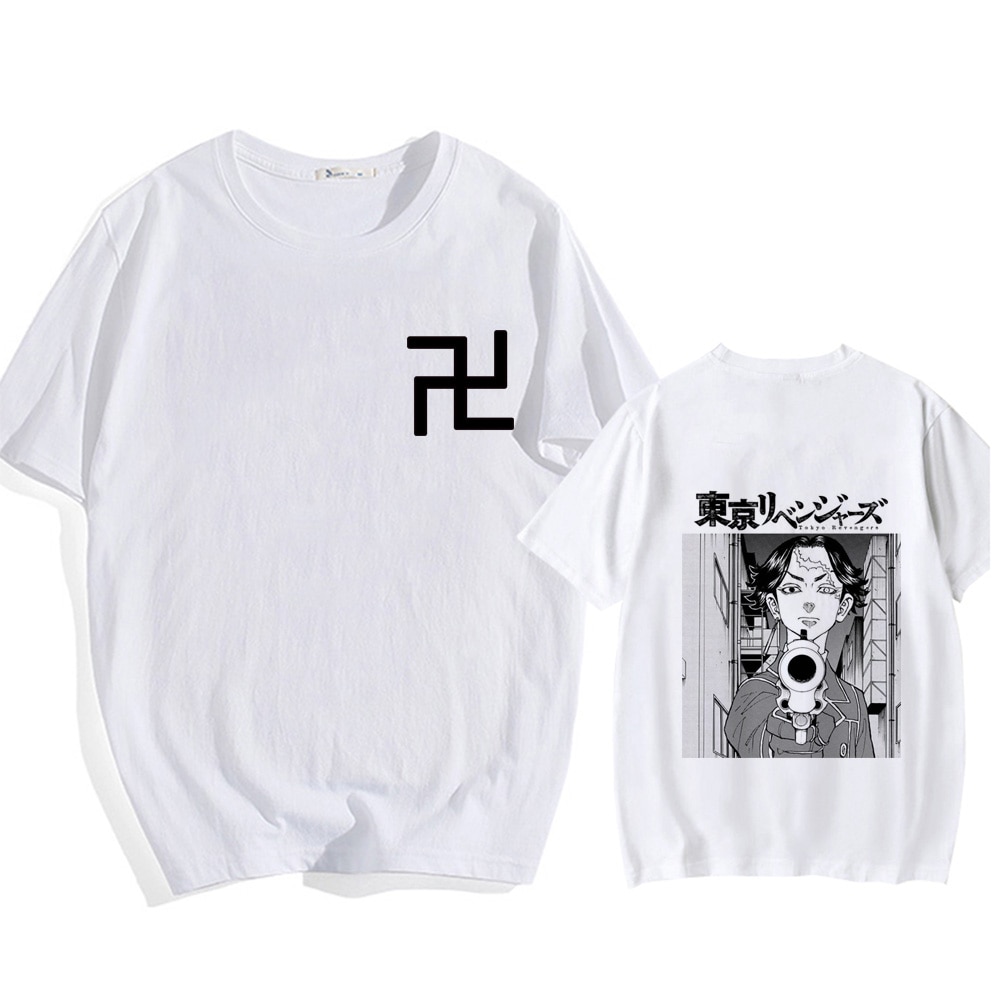 2021 Hot Funny Japanese Anime Tokyo Revengers T Shirt Men Manga Graphic Hip Hop Tshirt Male