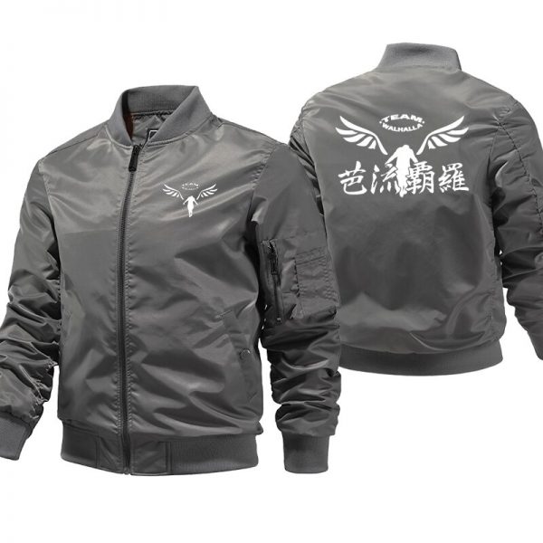 Anime Tokyo Revengers Bomber Jacket Men Cosplay winter coat men chamarra Fly Pilot jacket men Windproof 3 - Tokyo Revengers Merch