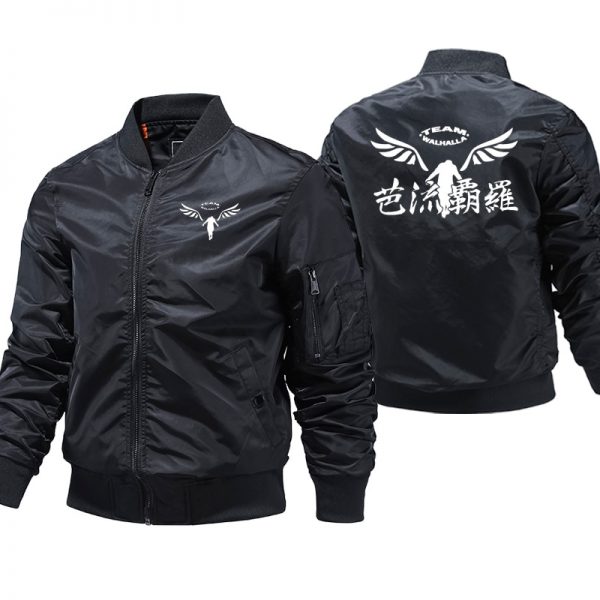 Anime Tokyo Revengers Bomber Jacket Men Cosplay winter coat men chamarra Fly Pilot jacket men Windproof - Tokyo Revengers Merch