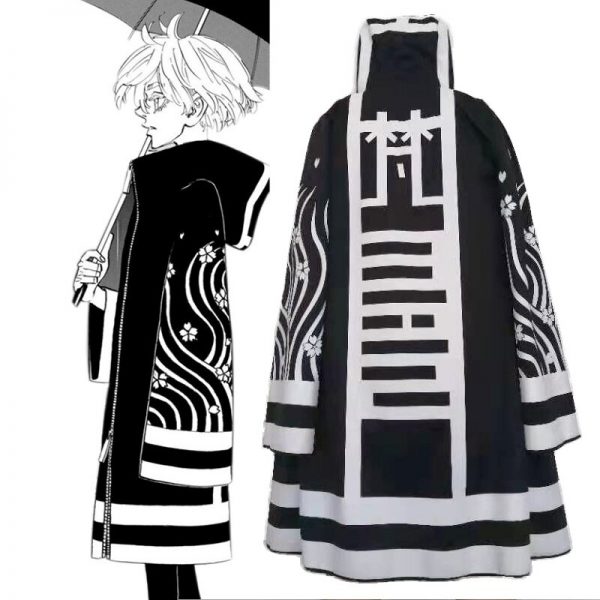 Kawaragi Senju Cosplay Costumes Jackets Anime Tokyo Revengers Senju Kawaragi Kimono Robe Uniforms Coats Cloak Halloween 2 - Tokyo Revengers Merch